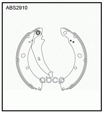 Колодки Allied Nippon ABS2910 &mdash; VW Polo Sedan, Audi 80 и Golf III